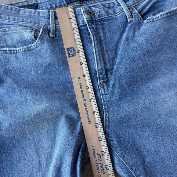 Lucky Brand 10/30 Brooke Skinny Cone Denim Jeans Med Wash Distressed Fade - Picture 9 of 16